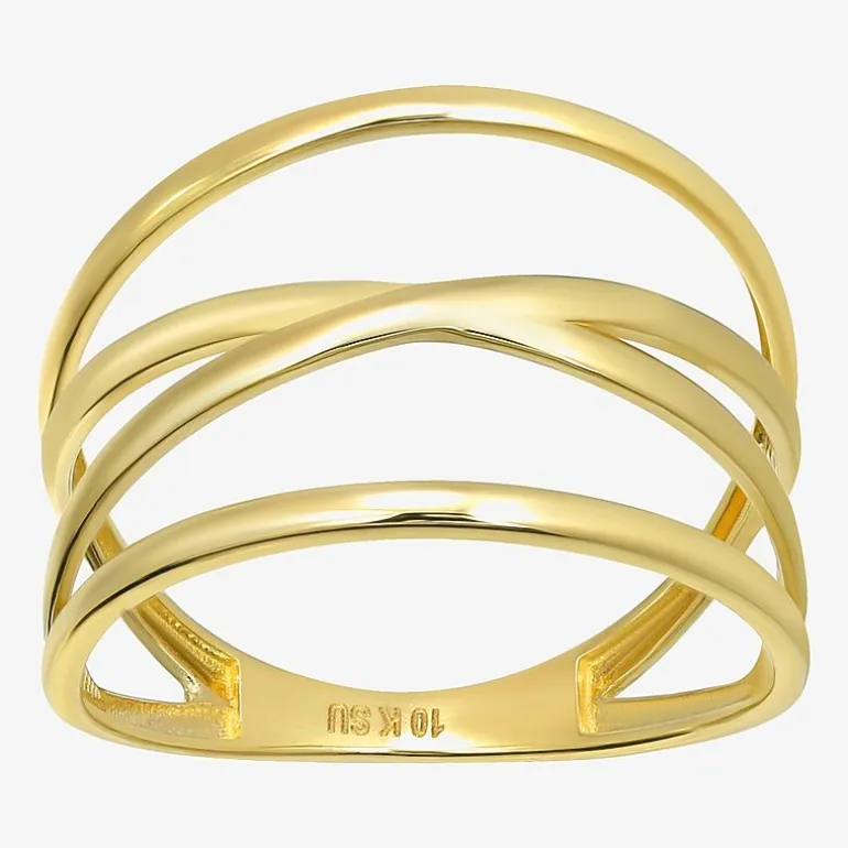 Gold Addiction Womens 10K Gold Band