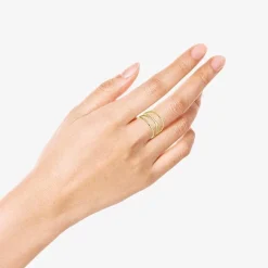 Gold Addiction Womens 10K Gold Band