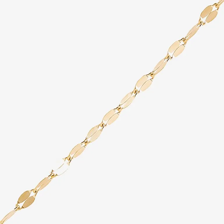 Gold Addiction Womens 10K Gold 18 Inch Chain Necklace
