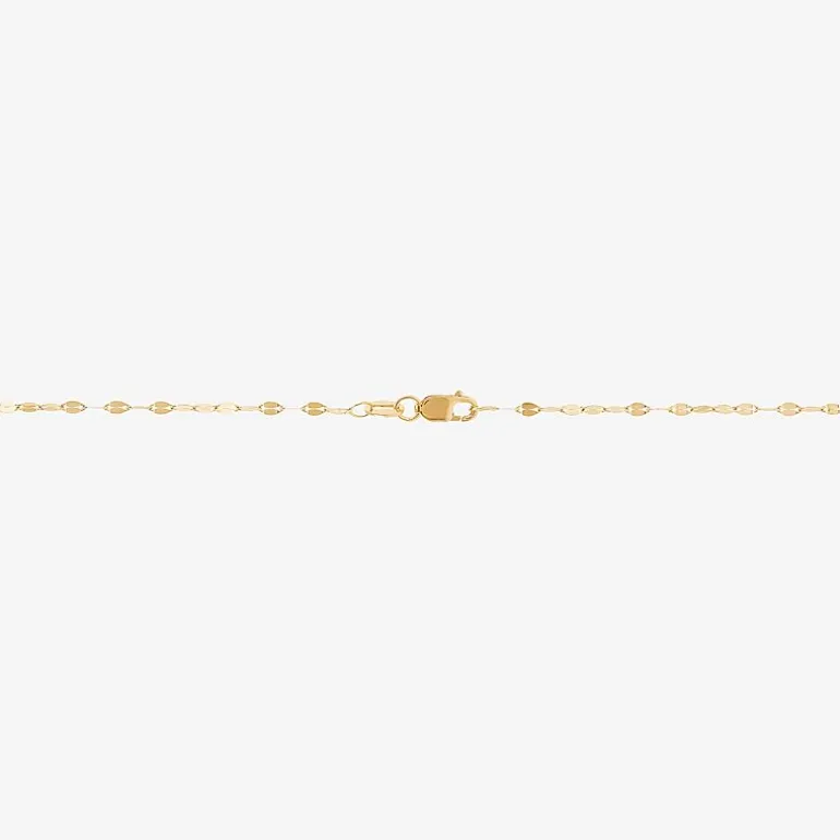 Gold Addiction Womens 10K Gold 18 Inch Chain Necklace