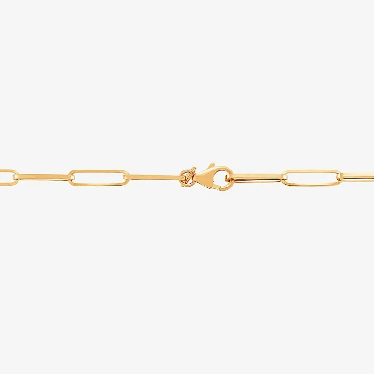 Gold Addiction Womens 14K Gold 18 Inch Paperclip Chain Necklace