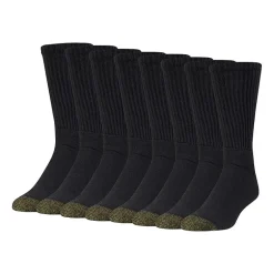 Gold Toe Athletic Sport Bonus Pack Mens 8 Pair Crew Socks