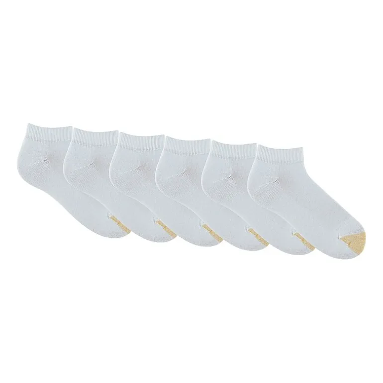 Gold Toe Athletic Sport Mens Breathable Multi-Pack 6 Pair Low Cut Socks