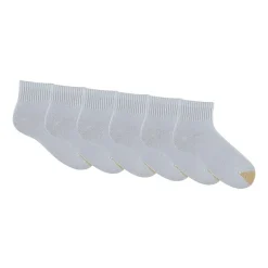 Gold Toe Athletic Sport Mens Breathable 6 Pair Big and Tall Quarter Ankle Socks
