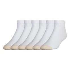 Gold Toe Athletic Sport Mens Breathable 6 Pair Big and Tall Quarter Ankle Socks