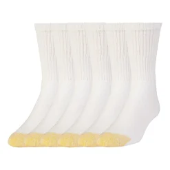 Gold Toe Athletic Sport Short Mens 6 Pair Crew Socks