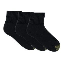 Gold Toe Bermuda Womens 3 Pair Turncuff Socks