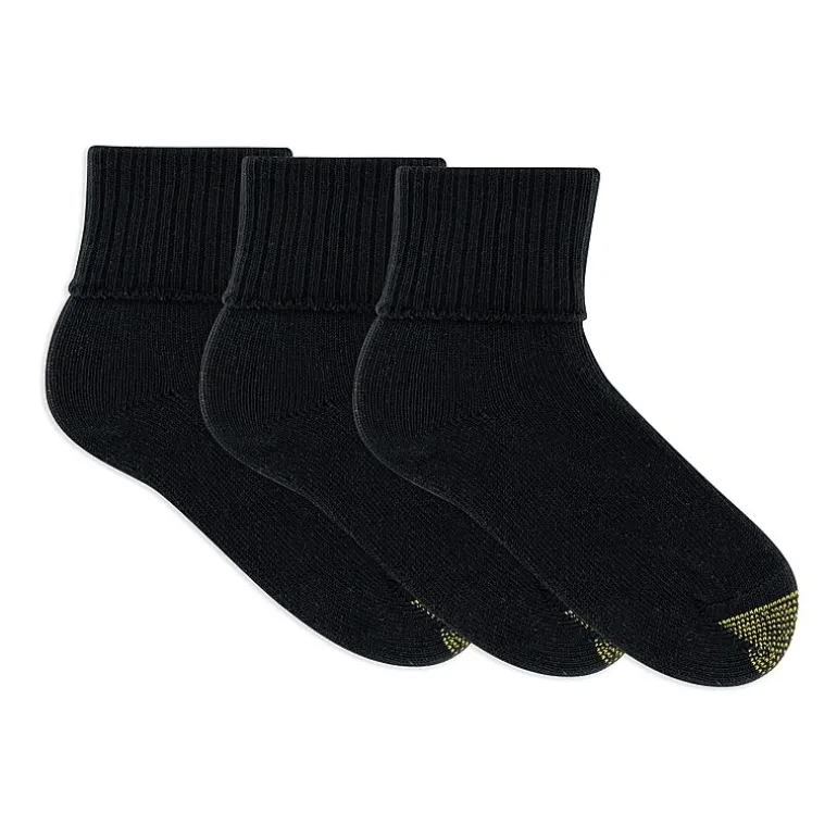 Gold Toe Bermuda Womens 3 Pair Turncuff Socks