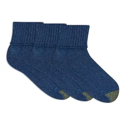 Gold Toe Bermuda Womens 3 Pair Turncuff Socks
