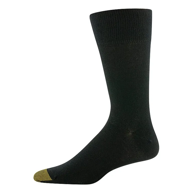 Gold Toe Cambridge Mens 6 Pair Crew Socks
