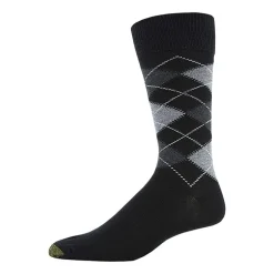 Gold Toe Campbell Mens 6 Pair Crew Socks