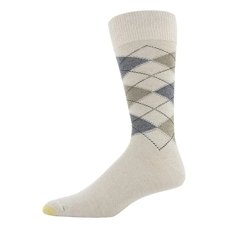 Gold Toe Campbell Mens 6 Pair Crew Socks