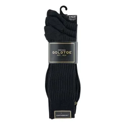 Gold Toe Canterbury Dress Mens 3 Pair Crew Socks