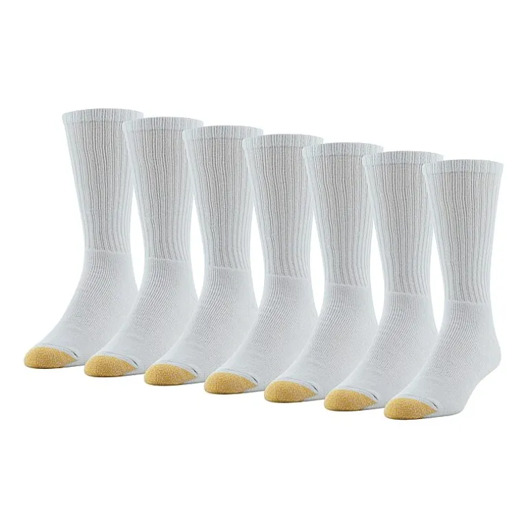 Gold Toe Harrington Bonus Pack Mens 7 Pair Crew Socks