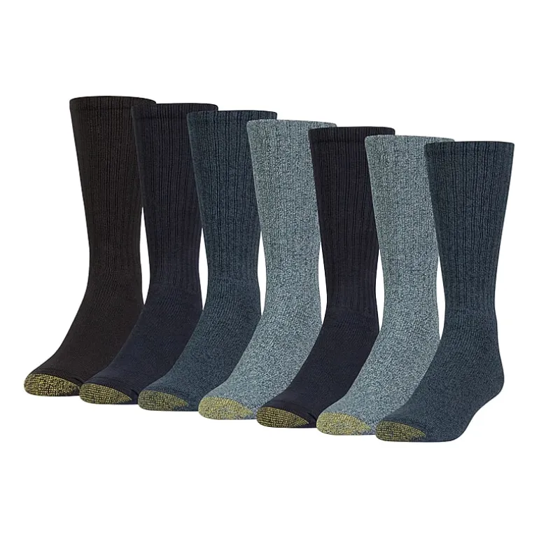 Gold Toe Harrington Bonus Pack Mens 7 Pair Crew Socks