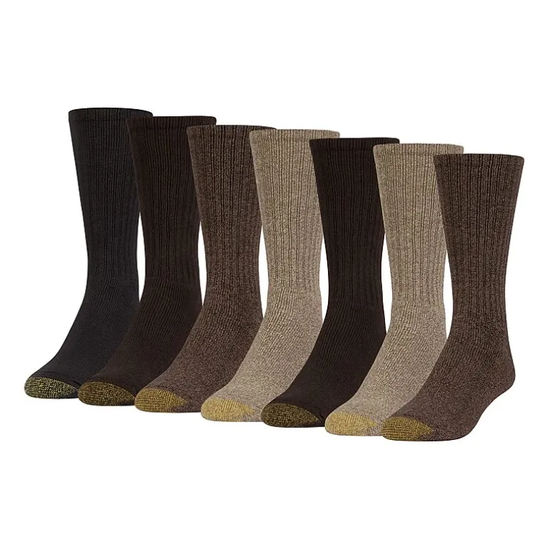 Gold Toe Harrington Bonus Pack Mens 7 Pair Crew Socks
