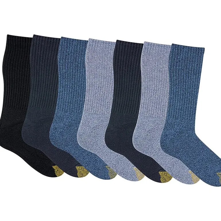 Gold Toe Harrington Bonus Pack Mens 7 Pair Crew Socks
