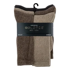 Gold Toe Harrington Mens 6 Pair Crew Socks