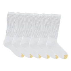 Gold Toe Harrington Mens 6 Pair Crew Socks