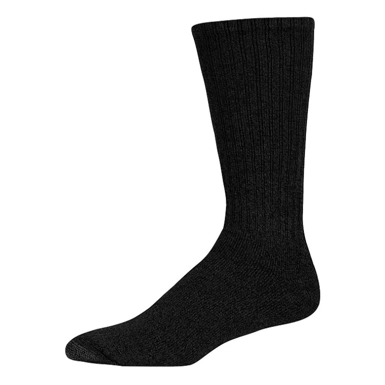 Gold Toe Harrington Mens 6 Pair Big and Tall Crew Socks