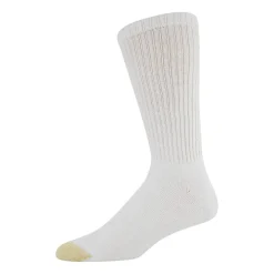 Gold Toe Harrington Mens 6 Pair Big and Tall Crew Socks