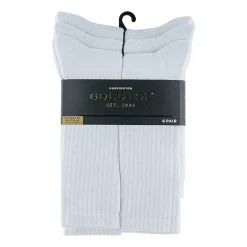 Gold Toe Harrington Mens 6 Pair Big and Tall Crew Socks
