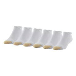 Gold Toe Heel Tab Mens Multi-Pack 6 Pair No Show Socks