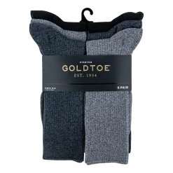 Gold Toe Stanton Mens 6 Pair Crew Socks
