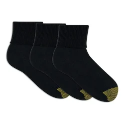 Gold Toe Ultra Soft Womens Multi-Pack 3 Pair Turncuff Socks
