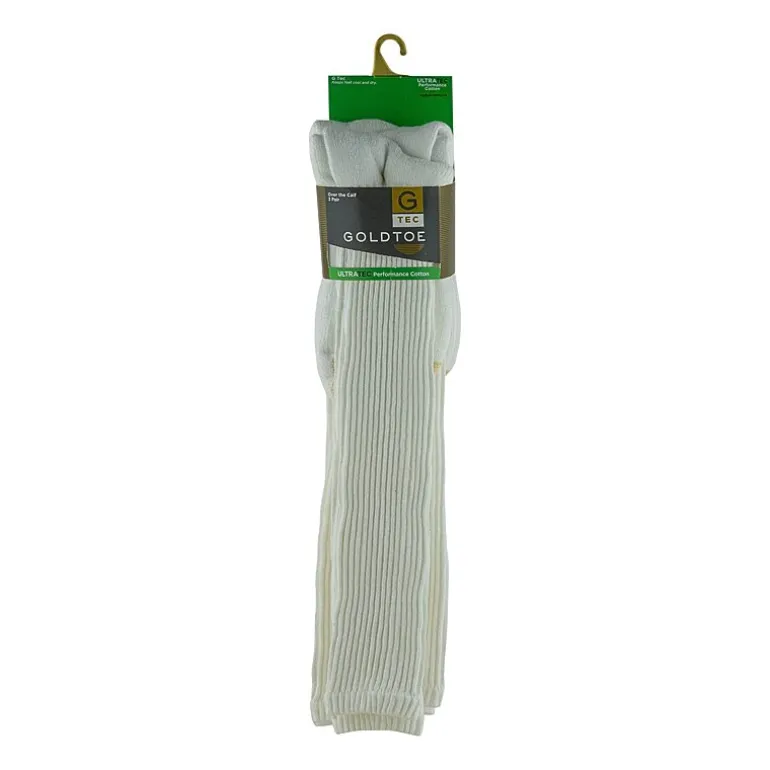 Gold Toe Ultra Tec Mens Breathable Multi-Pack 3 Pair Over the Calf Socks