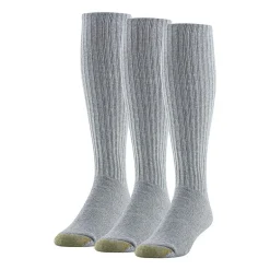Gold Toe Ultra Tec Mens Breathable Multi-Pack 3 Pair Over the Calf Socks