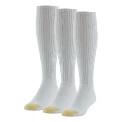 Gold Toe Ultra Tec Mens Breathable Multi-Pack 3 Pair Over the Calf Socks