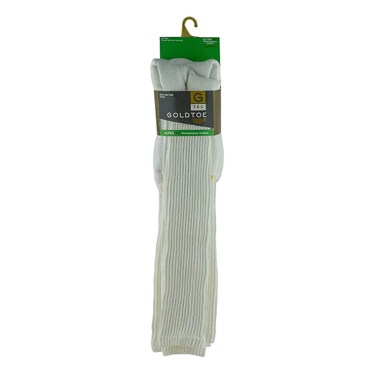 Gold Toe Ultra Tec Mens Breathable Multi-Pack 3 Pair Over the Calf Socks