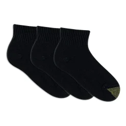 Gold Toe Ultra Tec Womens Multi-Pack 3 Pair Quarter Ankle Socks