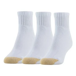 Gold Toe Ultra Tec Womens Multi-Pack 3 Pair Quarter Ankle Socks
