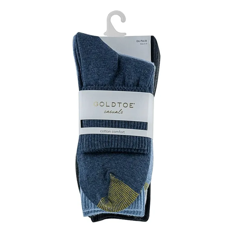 Gold Toe Womens 6 Pair Turncuff Socks