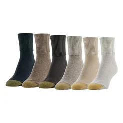 Gold Toe Womens 6 Pair Turncuff Socks