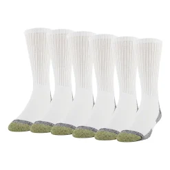 Gold Toe Work Mens 6 Pair Crew Socks