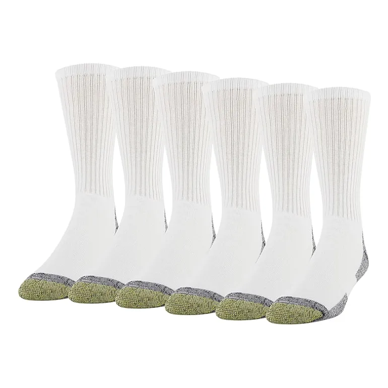 Gold Toe Work Mens 6 Pair Crew Socks