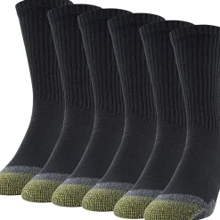 Gold Toe Work Mens 6 Pair Crew Socks