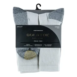 Gold Toe Work Mens 6 Pair Crew Socks