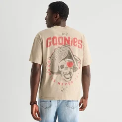 Goonies Mens Crew Neck Short Sleeve Boxy Fit Graphic T-Shirt