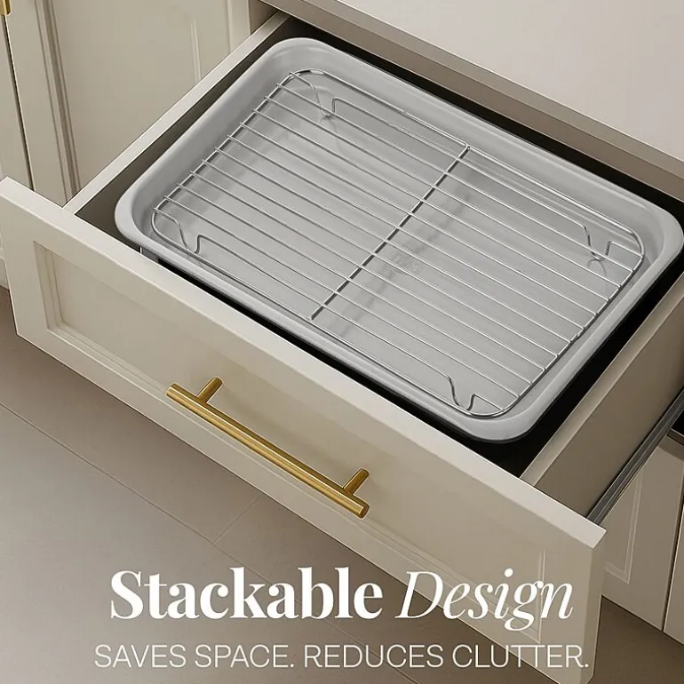 Gotham Steel Nonstick Stackable 6-pc. Bakeware Set