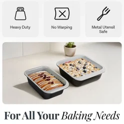 Gotham Steel Nonstick Stackable 6-pc. Bakeware Set