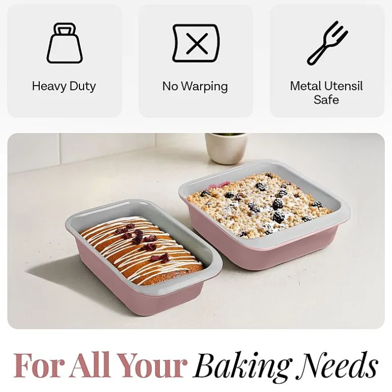 Gotham Steel Nonstick Stackable 6-pc. Bakeware Set