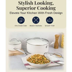 Gotham Steel Ultra Stay Cool Handles 12-pc. Non-Stick Cookware Set