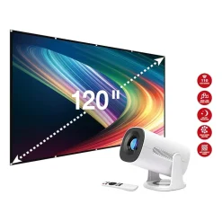 GPX 720p Projector and Screen Bundle