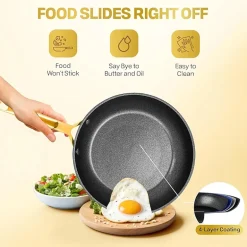 Granitestone Armor Max Gold Aluminum 14-pc. Non-Stick Cookware Set