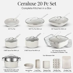 Granitestone 20-pc. Non-Stick Cookware Set