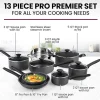 Granitestone Pro Premier 13-pc. Non-Stick Hard Anodized Cookware Set